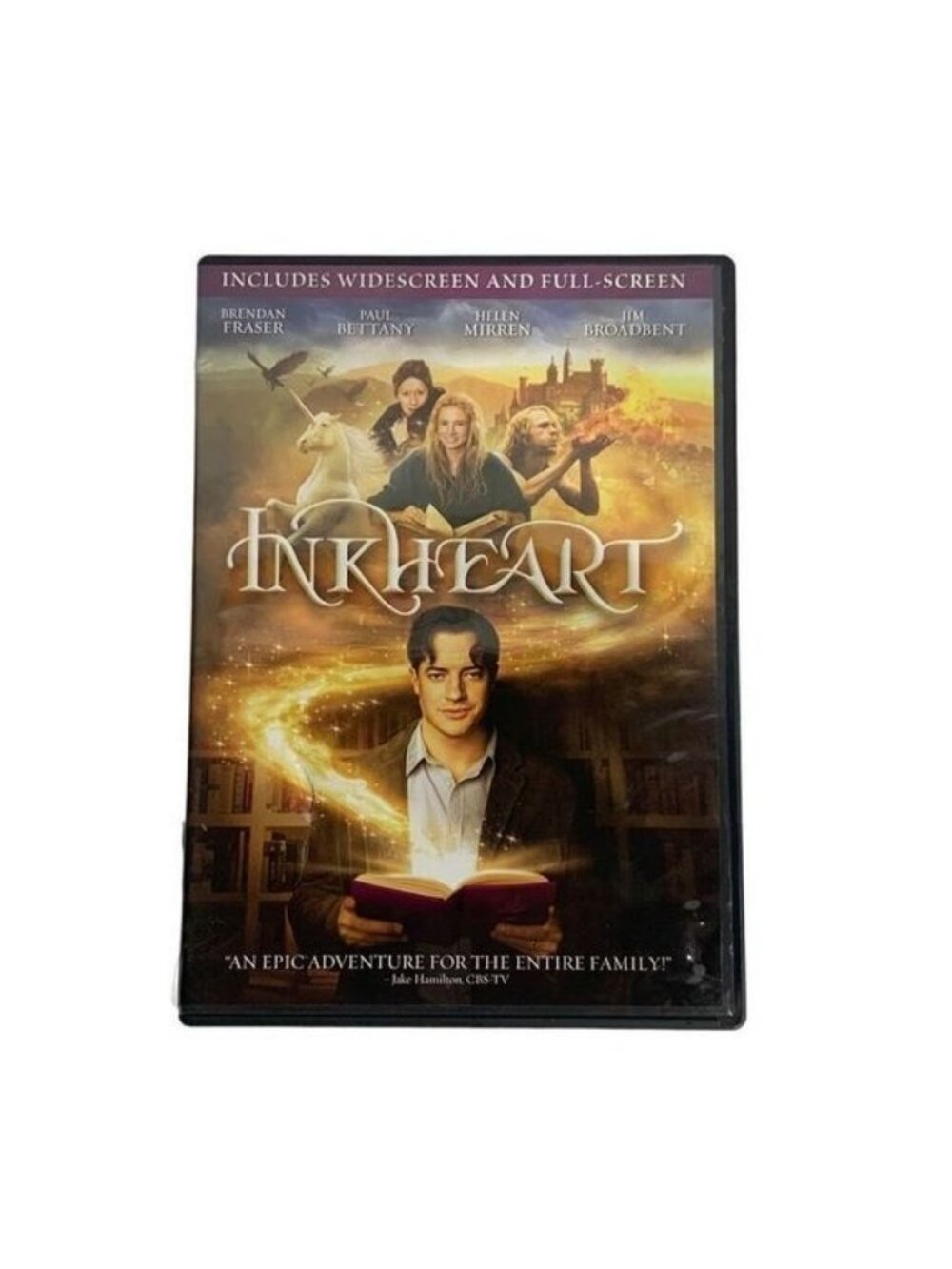 Inkheart DVD 2008 Brendan Fraser Helen Mirren New Line Cinema Widescreen Fullscr